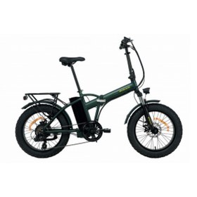 Resim Bisan E-Folding F2 Elektrikli Katlanır Bisiklet (Yeşil-Sarı) 