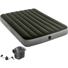 Resim Hepta Collection Intex Full Dura-Beam Prestige Şişme Yatak, Pil Pompali 
