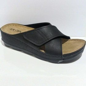 Resim Aryan 37-891 Anatomic Kadın Dolgu Topuk Terlik Kırmızı 