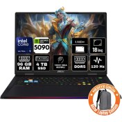 Resim Msı Raıder 18 Hx Aı Intel Core Ultra 9 285HX 96GB 4tb SSD RTX5090/24GB Freedos 18" 120Hz Taşınabilir Bilgisayar A2XWJG-215TR-A9 