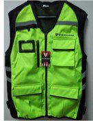 Resim Venom Neon Yeşil Reflektörlü Motosiklet Yeleği Vn-911 