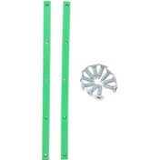 Resim Suntek 1 Çift Kaykay Rayları Kafa Anti Çarpma Korumalı Yeşil 