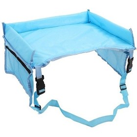 Resim Wholesale00 Çocuk Bebek Yürümeye Başlayan Bebek Arabası Organizatör Seyahat Aperatif Oyuncak Araba Koltuğu Aktivite Tepsisi Bebek Mavisi 