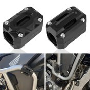 Resim 2 Adet Dayanıklı ABS Motor Koruyucu, 22/25/28mm Evrensel Uygunluk Çarpışma Çubuğu Bariyer Blokları Sokak Motor Scooter'ları için - for Honda ile Uyumlu 