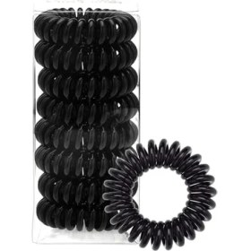Resim Hype Store Spiral Saç Bandıspiral Headband, 8 Pcs Siyah Kordon Toka, Izsiz ve Esnek Yapılı, Su Geçirmez Aksesuarı, Kadınlar ve Kız Çocuklar Için Kırılma Önleyici Güçlü Tutuş Sağlayan Şık Stil 