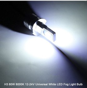 Resim Moveevo H3 80w 8000k Beyaz Işık 12-24v Evrensel Kodlu Faro Ampülü, 2 Adet, Yüksek Parlaklık, Alüminyum Gövde, Kolay Kurulum 