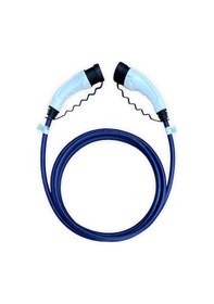 Resim Byco-22t2-mb-4 22kw Destekli 4m Mavi Elektrikli Araç Şarj Kablosu 