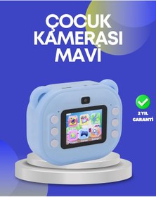 Resim Çocuk Şipşak Kamera 24mp Hd Çift Lensli Termal Baskı Teknolojili 