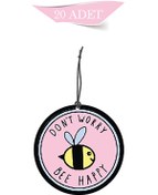 Resim Genel Markalar Don't Worry Bee Happy Tasarımlı 20'li Oto Kokusu ve Oto Aksesuarı 