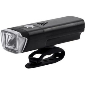 Resim Xbyc 6139 150 Lumen Bisiklet Pilli Ön Far Işık 4 Modlu Pilli Far Gri - Siyah 