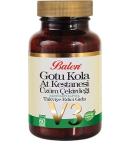 Resim Balen Gotu Kola-At Kestanesi Üzüm Çekirdeği 355 Mg 60 Kapsül 