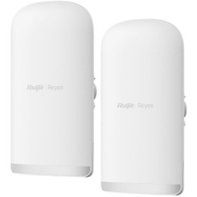Resim Ruıjıe Reyee Rg-est350g 2.4/5ghz 867mbps 3 Port Gb 5km Ptp/ptmp 31 Derece Dış Ortam 2lı Set Access Poınt Adaptörlü 