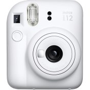 Resim Instax Mini 12 Beyaz Fotoğraf Makinesi-10'lu Film-Şeffaf Kılıf ve Divoom Ditoo Pro Beyaz Uyarlanabilir Piksel Ekranlı Bluetooth Hoparlör 