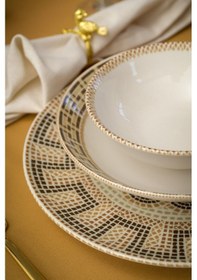 Resim Heda Porselen Efes 18 Parça 6 Kişilik Porselen Yemek Takımı 