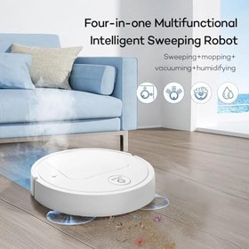 Resim SAROAD Yeni Islak Mop USB Şarj Edilebilir 5-In-1 Robot Süpürge Otomatik Temizleme Süpürme Makinesi Elektrikli Süpürgeler Siyah 