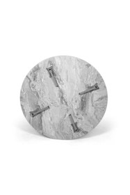 Resim Arıcıoğlu 130 Cm Metal Ayaklı Mermer Desen Yer Sofrası 