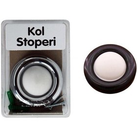 Resim 5 Adet Tempo Kapı Kolu Stoperi Kapı Duvar Tamponu Kol Tamponu Krom 