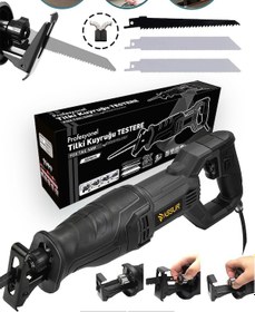 Resim Assur ASR625 750W Tilki Kuyruğu Testere Siyah 