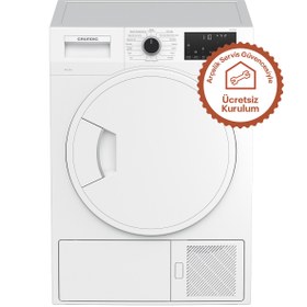 Resim Grundig GDH 92 PCW 9KG Çamaşır Kurutma Makinesi 
