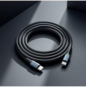 Resim iPhone 7/7 Plus ile Uyumlu 2 Metre Lightning Şarj Kablosu, 120W PD, Siyah 