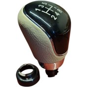 Resim Ford Focus 2008-2014 Vites Topuzu Bej Renk Deri Kaplama Bej 