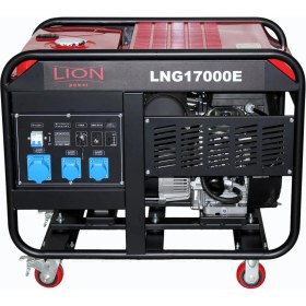Resim Lıon Power Lng 17000E Benzinli Jeneratör 17 Kva Marşlı Monofaze %100 Bakır Sargılı 