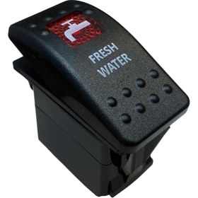 Resim Powermaster Hidrafor Işıklı 3p On-Off 12-24V Marın Swıtch (IC-134M-S6) 