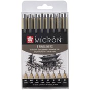 Resim Sakura Pigma Micron 8'Li Set N Bpoxsdk8 