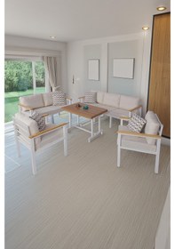 Resim Neokas Metal Balkon Seti, Bahçe Takımı, Kafe Koltuk Oturma Grubu 1 + 1 + 2 + 3 + M Antrasit 