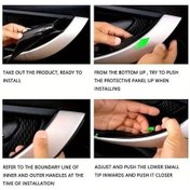 Resim Dashanshop Mat Siyah Bmw 3/4 Serisi F30 F35 2012-2018 4 Adet Kapı İç Kolu Kapağı Koruma 