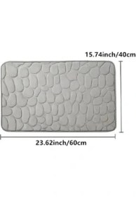 Resim Najmaddin Memory Kaydırmaz Banyo Paspası Pembe 