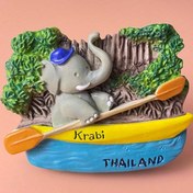 Resim 1 Adet - 3D Reçine Manyetik Buzdolabı Mıknatısı | Tayland Fil Tasarımlı, Uygun Fiyatlı Dekoratif Mıknatıslar | Mutfak, Ev ve Ofis İçin İdeal | Arkadaşlar İçin Şık Hediye 