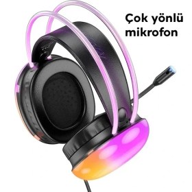 Resim Hoco W109 Plus Rich Usb7.1 Gaming Kulaküstü KULAKLIK-(5775) - TK002M-6XS1M3 