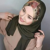Resim 1 adet Polyester Yaz Şifon Hicap, Büyük Beden, Hafif, İnce, Nefes Alabilir, Ayarlanabilir, Elle Yıkanabilir, Toggle Kapatma ile, Kadınlar için, Ramazan Günü 