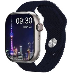 Resim Global Watch HK9 Pro Plus Amoled Ekran Android İos HarmonyOs Uyumlu Akıllı Saat Lacivert WNE0964 