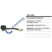 Resim Alternator Konjektor Soketi Hyundai Mitsubishi 504630476 
