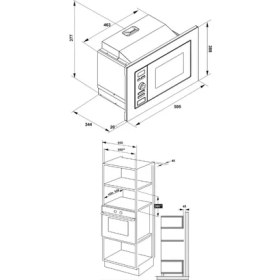 Resim Hafele Eternal 20 Lt. Inox Ankastre Mikrodalga 