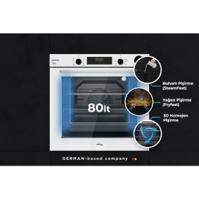 Resim Tommatech TAF6004WSP Ankastre Elektrikli Fırın 