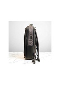 Resim Laptop Gözlü Deri Görünümlü İnce Tasarımlı Sırt Çantası Baggaj S24115 Gri 