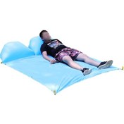 Resim Xindoker İki Kişilik Çok Amaçlı Yorgan: Sulu Su Geçirmez Oxford Kumaşı, Kolay Şişirilebilir Yastık, Piknik, Plaj Ve Kamp İçin Taşınabilir 145x210 Cm Mavi Çok Renkli 