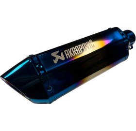 Resim Akrapovic Tüp Egsoz Susturuculu Mavi 