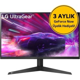 Resim LG Ultragear 24GQ50F-B 23.8 İnç Oyun Monitörü 10 Watt Güç ve GeForce Now Üyeliği 
