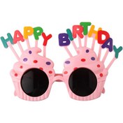 Resim Fosenze Pembe Çocuk Pasta Dekorasyon Gözlüğü - Doğum Günü Partisi Stili Fotoğraf Konulu Eğlence Aletleri 