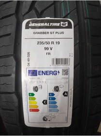 Resim GENERAL 235/50R19 99V FR GRABBER GT PLUS GENERAL 4X4 SUV YAZ LASTİĞİ 2024 ÜRETİM 
