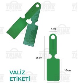 Resim Trink Çanta Valiz Etiketi Ve Bavul Etiketi 1 Adet Şeffaf 