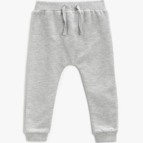 Resim Erkek Bebek Jogger Eşofman Altı Beli Bağlamalı Lastikli 