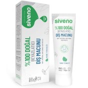 Resim Siveno Doğal Diş Macunu Beyazlatıcı Nane Ferahlığı Florürsüz 65gr 