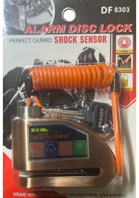 Resim Locks Alarmlı Motosiklet Disk Kiliti Hatırlatma Kablolu Disk Kilidi 