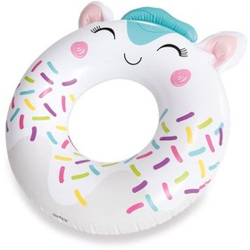 Resim Çocuk Yüzme Simidi - Intex - Sevimli Kedi Figürlü - 76 cm (59266) 