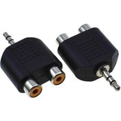 Resim Powermaster 2 RCA Dişi-3.5 Mm Stereo Erkek Çevirici Jack 
